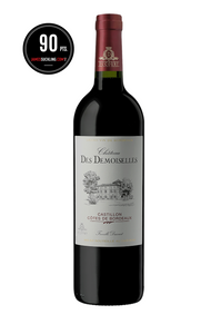 CHÂTEAU DES DEMOISELLES ROUGE - AOC CASTILLON COTES DE BORDEAUX - 2018 - 6 bouteilles x 10,95€